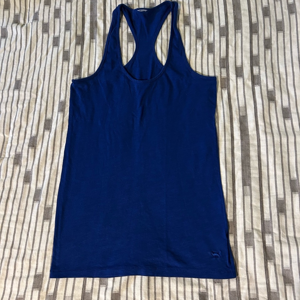 PINK Victoria's Secret Blue Tank Top